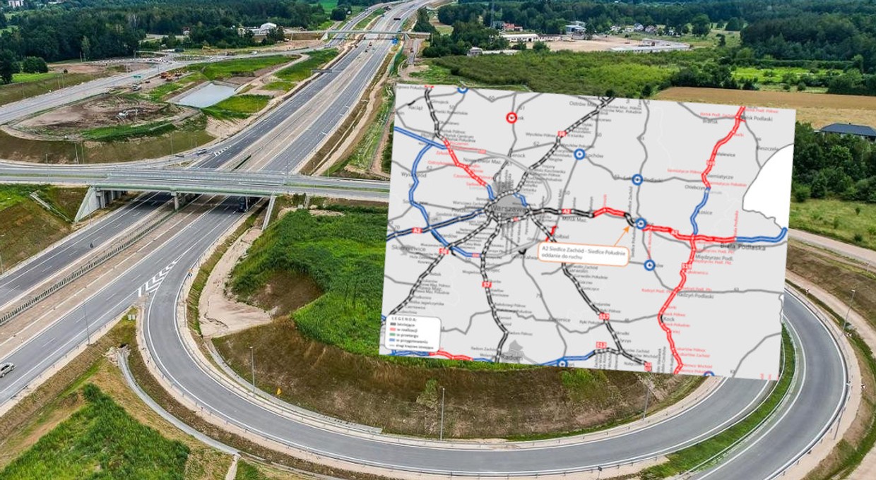Autostrada A2 wydłuża się na wschód. Z Mińska do Siedlec będzie mieć specjalny pas. To pilotaż