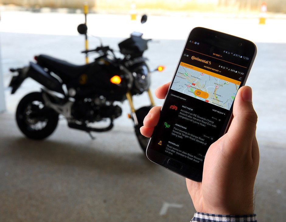 Continental aplikacja dla motocyklistow