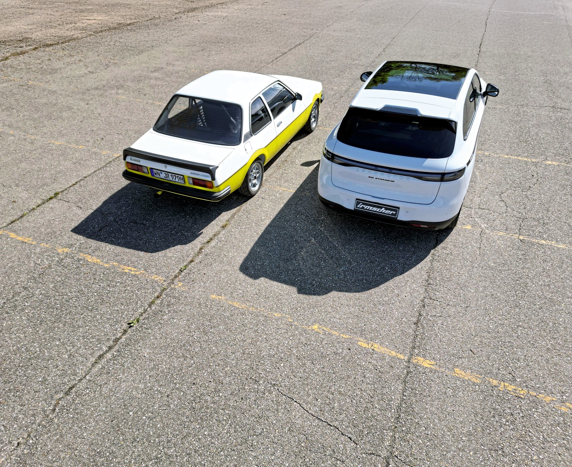 Irmscher: kultowy tuner Opla zabiera się za "chińczyki". Ascona Irmscher kontra Leapmotor B10