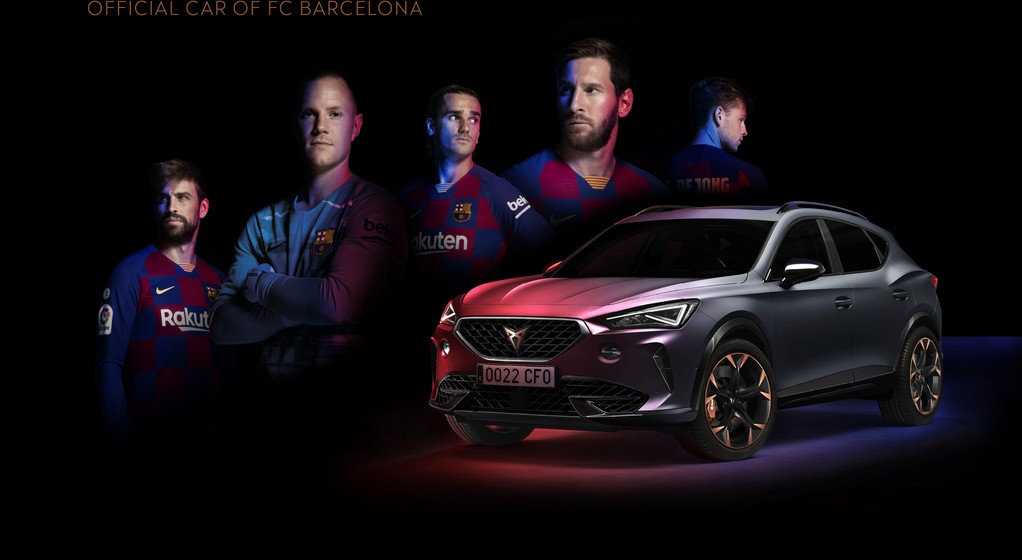 Cupra Formental oficjalnym autem FC Barcelony