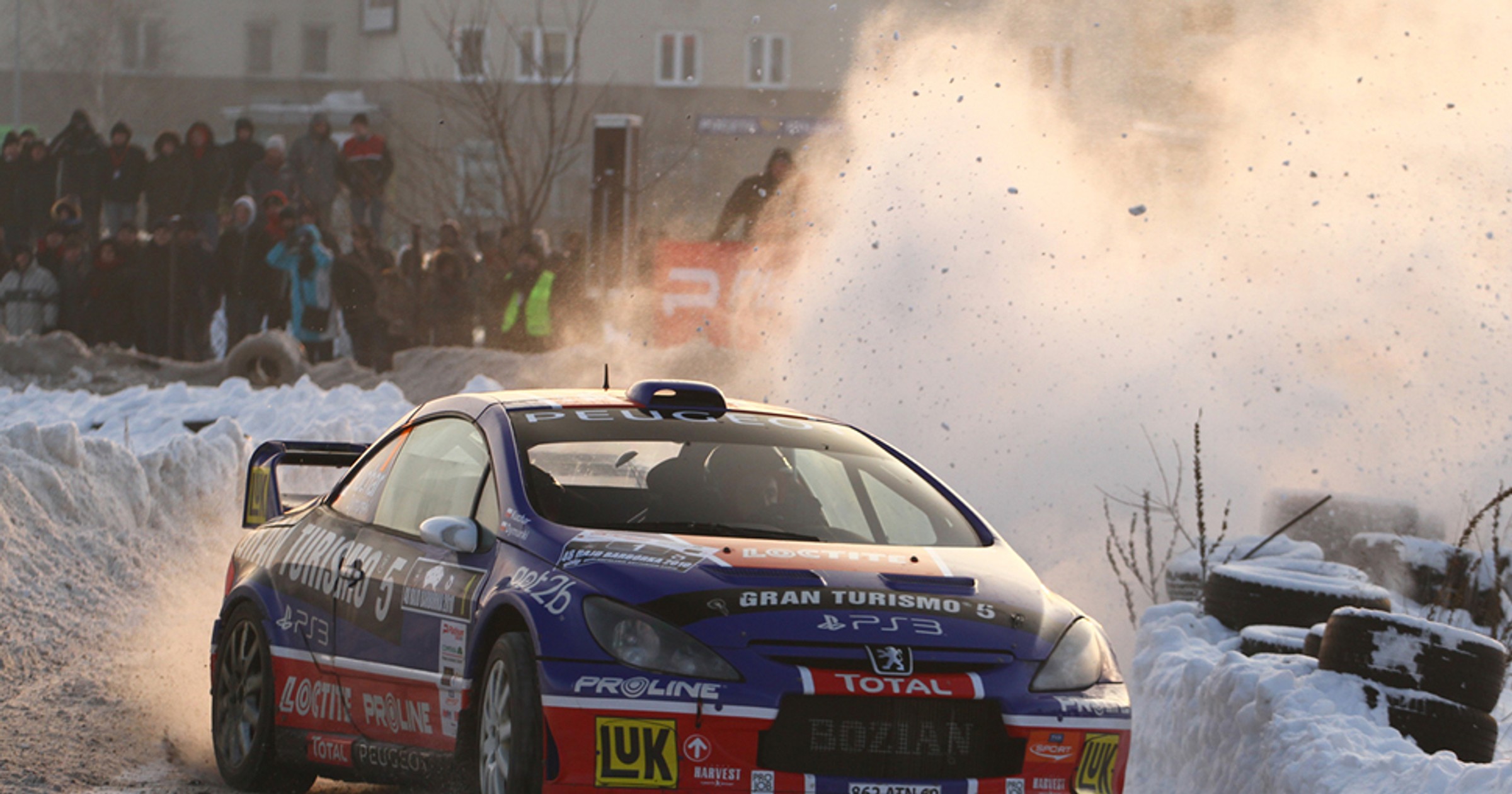 Tomasz Kuchar w barwach Peugeot na Barbórce