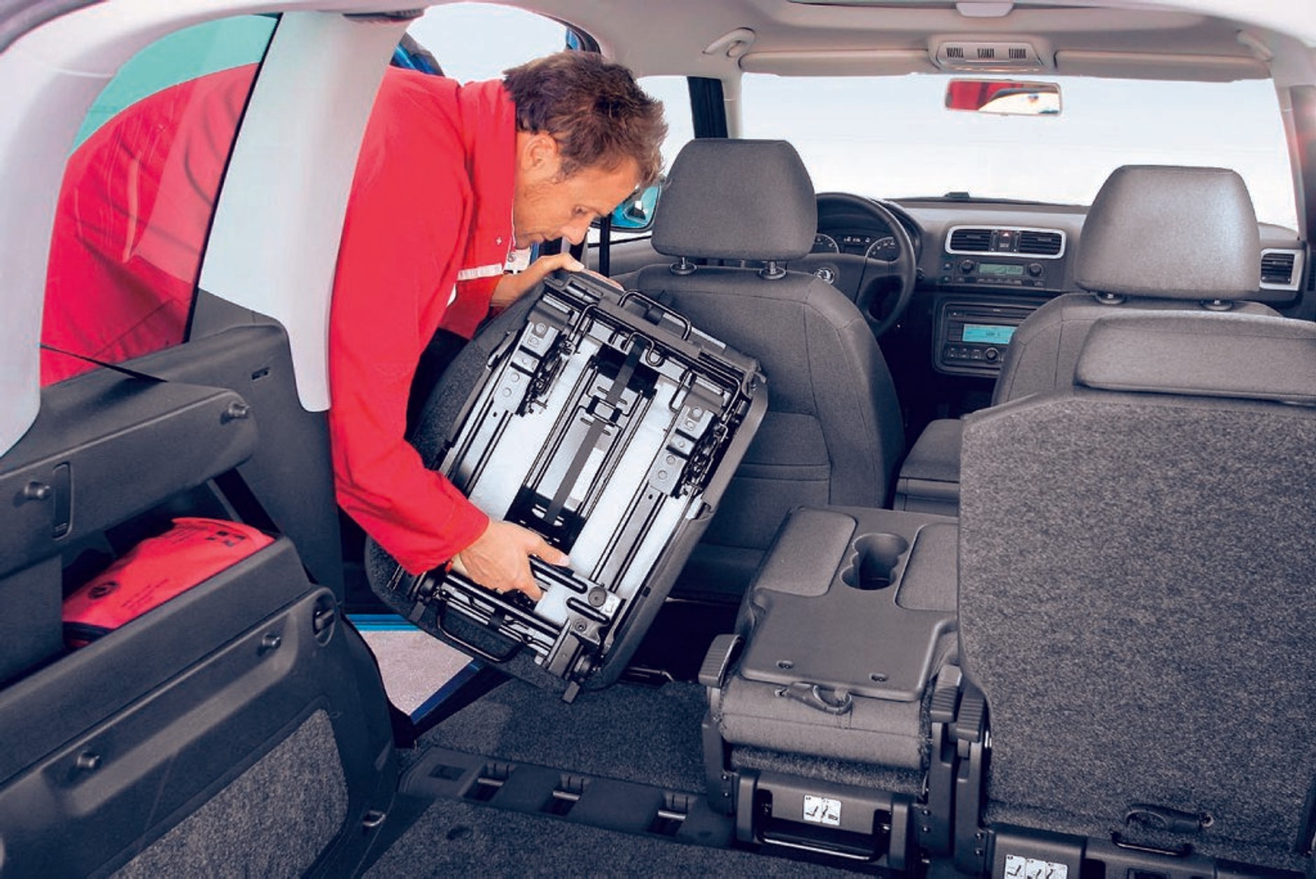 Skoda Roomster – wyjmowanie fotela
