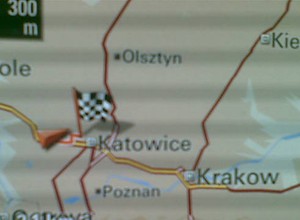 Mapa Polski wg. Porsche