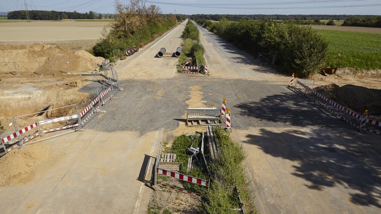 Stara autostrada A4 w Niemczech. Zdjęcie z 2016 r.