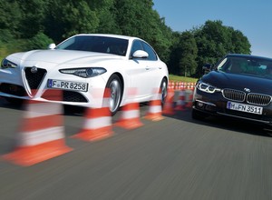 Alfa Romeo Giulia kontra BMW serii 3 - pierwsze starcie