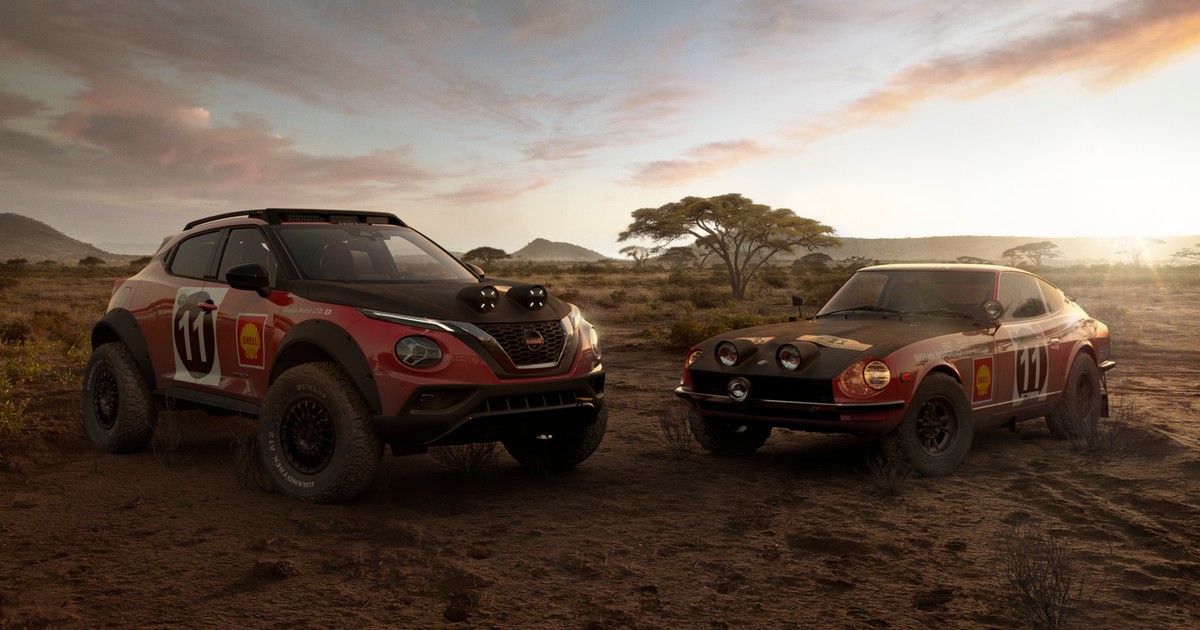 Nissan Juke Rally Trubute Concept i Datsun 240Z