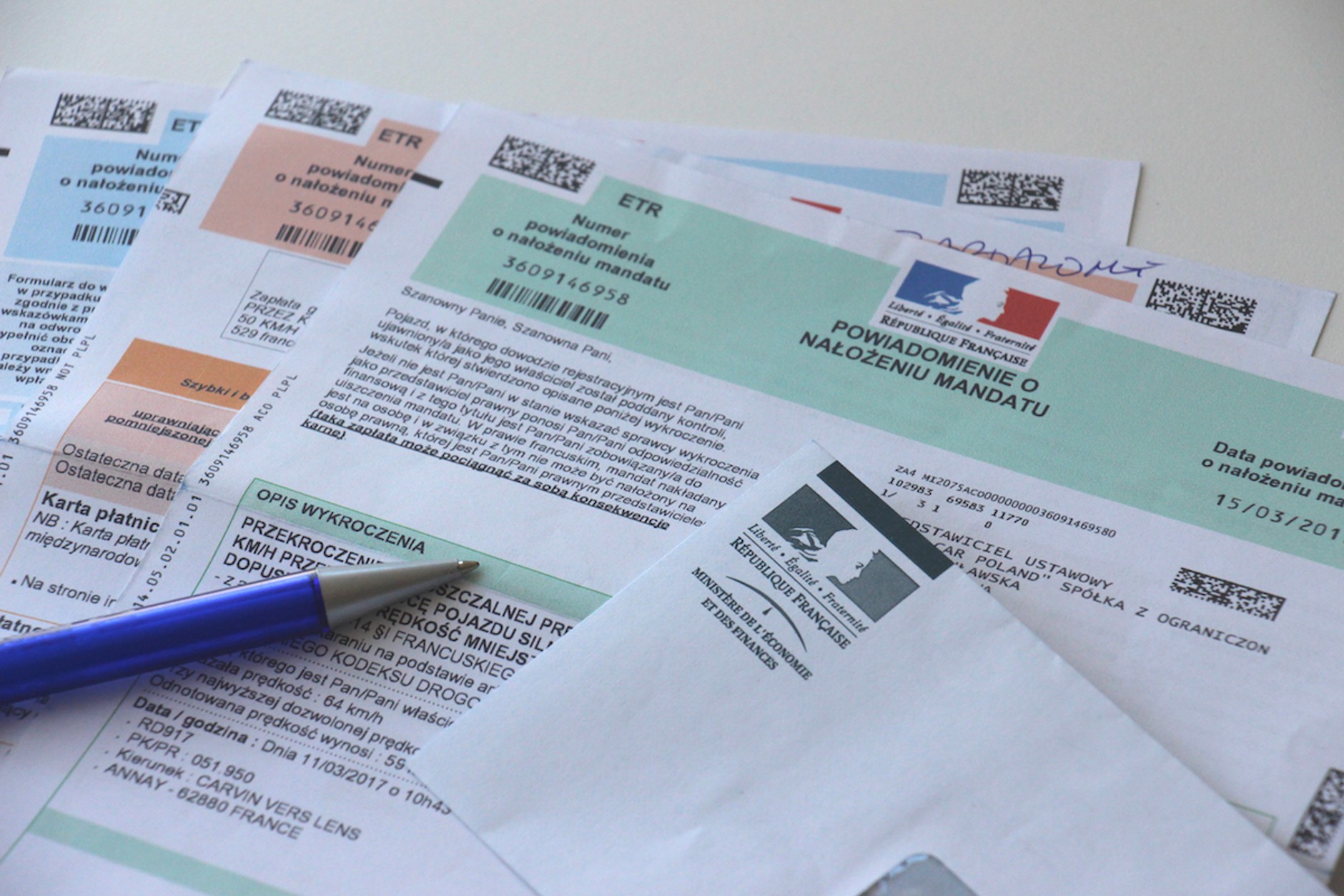 Punkty karne z zagranicy