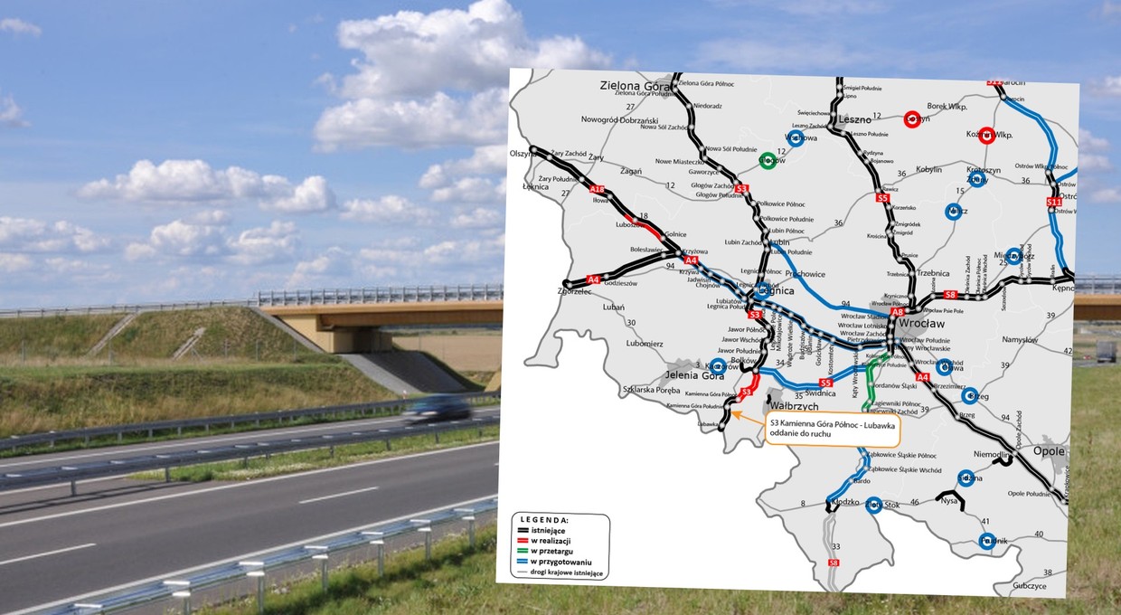 Połączy północ z południem Polski. Nowy odcinek "ekspresówki" już gotowy