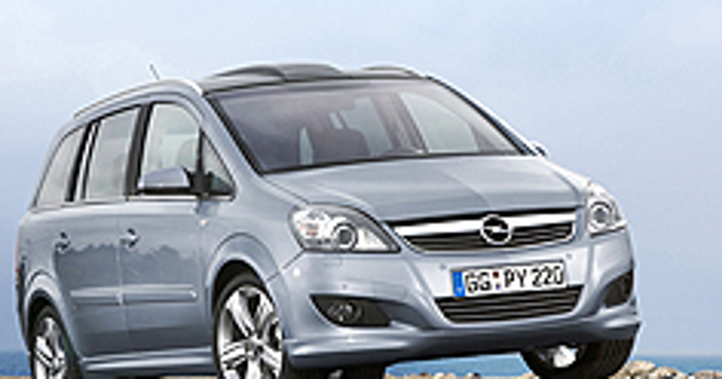 Opel Zafira po face liftingu - Drobny makijaż