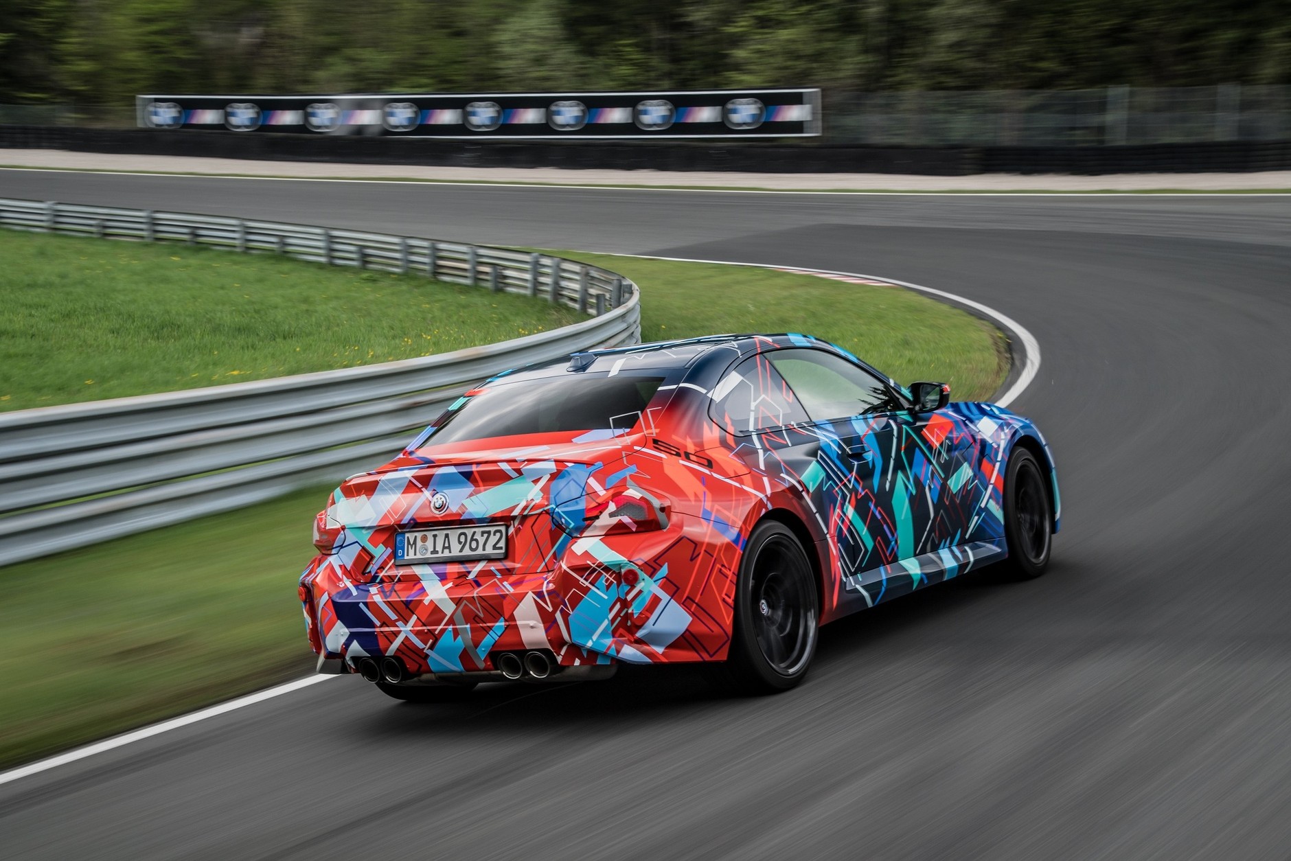 Nowe BMW M2 (2022) podczas testów na Salzburgringu