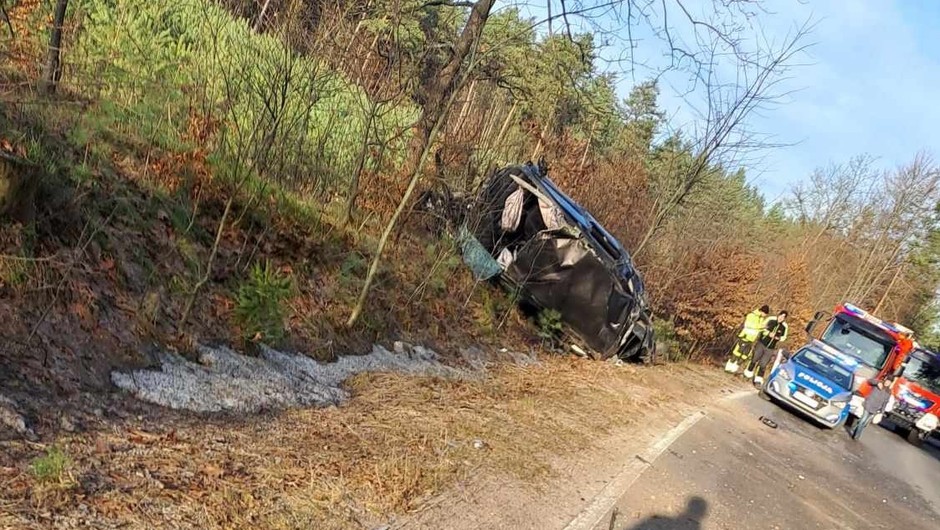 Śmiertelny wypadek na drodze powiatowej pomiędzy Witeradowem a Goreniami
