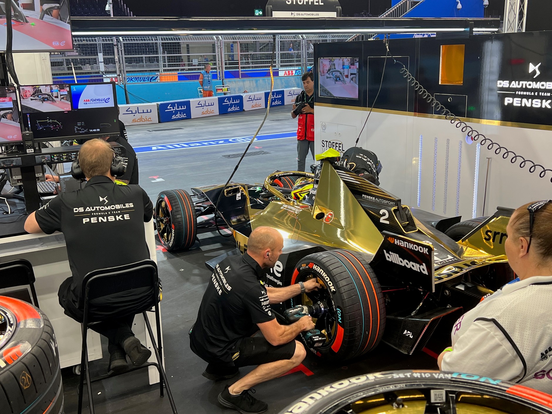 Wyścigi Formuły E na torze ExCel w Londynie