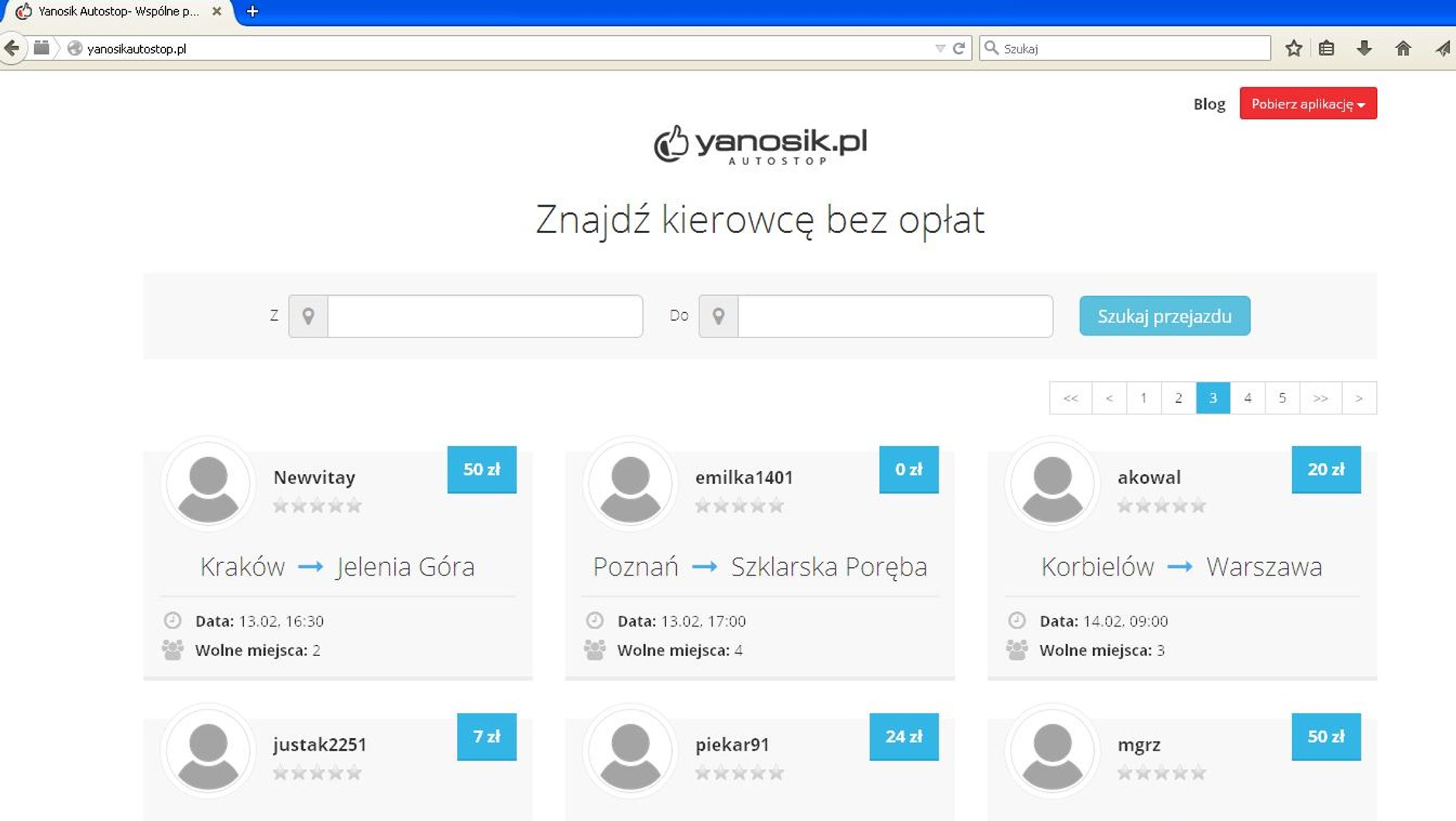 yanosikautostop.pl