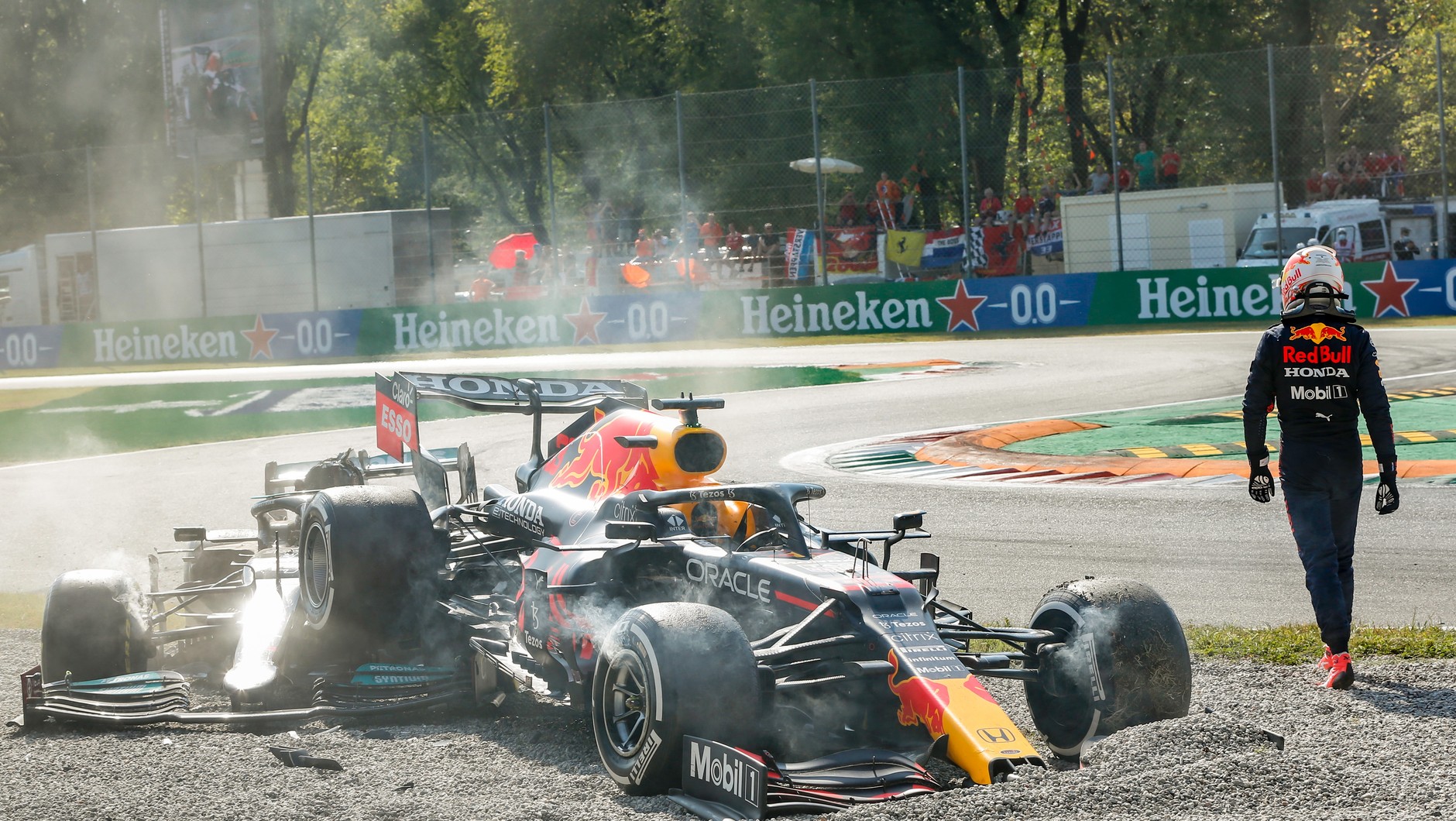Wypadek na torze Monza w sezonie 2021