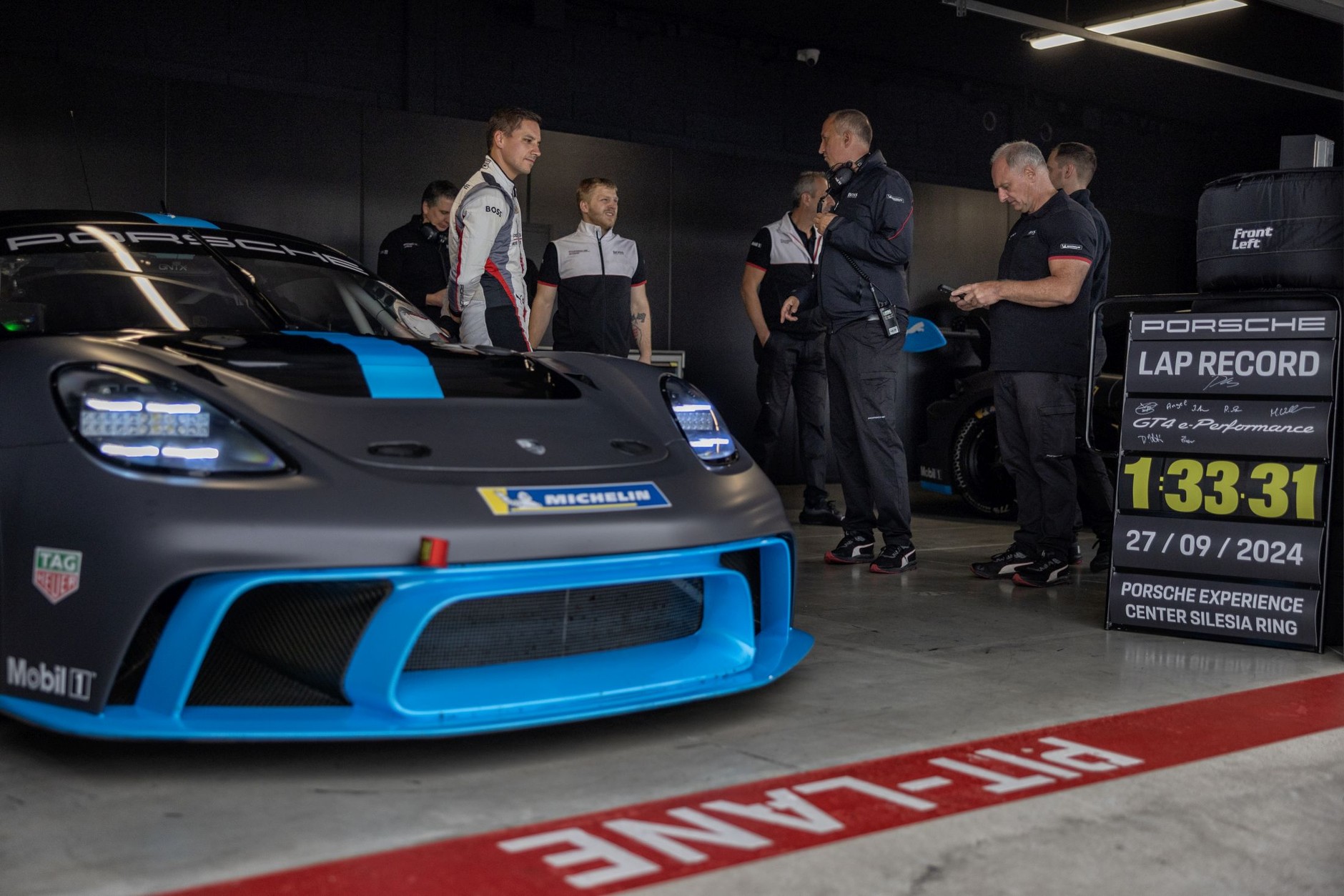 Porsche GT4 e-Performance ustanowiło rekord na torze Silesia Ring