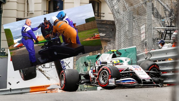 Zobacz, jak kierowcy F1 są wydobywani z auta po wypadku [WIDEO]