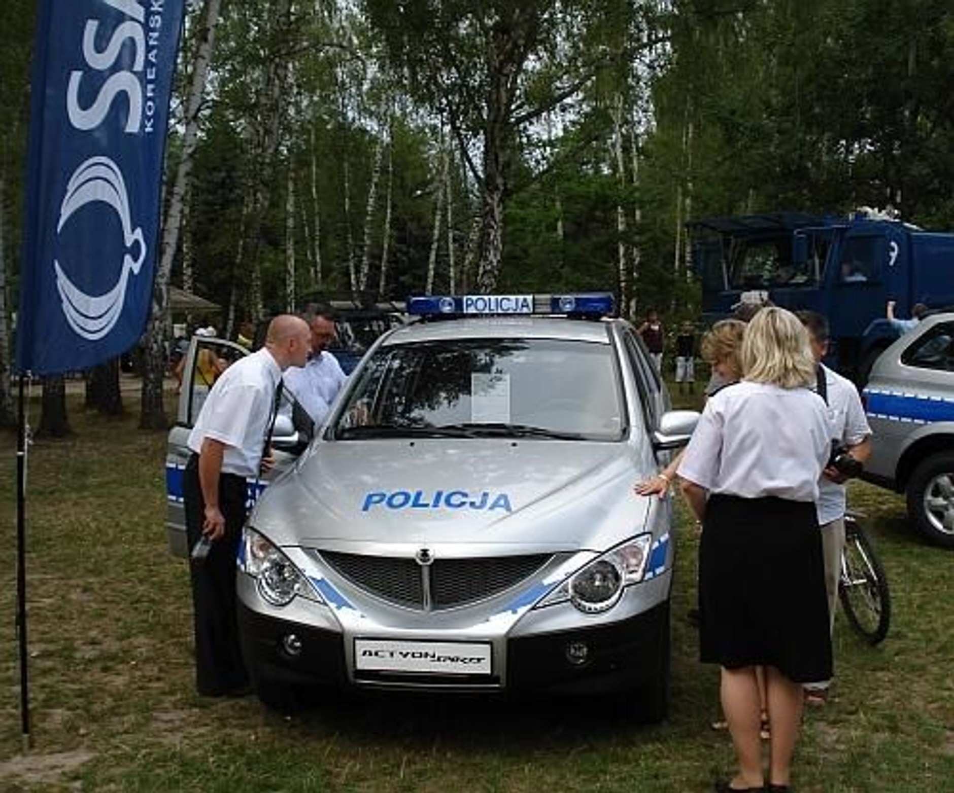 Ssangyong - Radiowozy warszawskiej policji