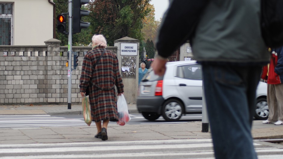Piesi na przejściu