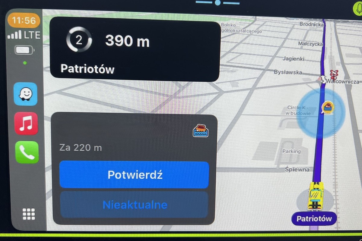 Nowa funkcja darmowej nawigacji na burzliwe czasy. Czyli na dziś
