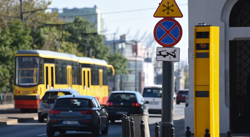 fotoradar na moście Poniatowskiego