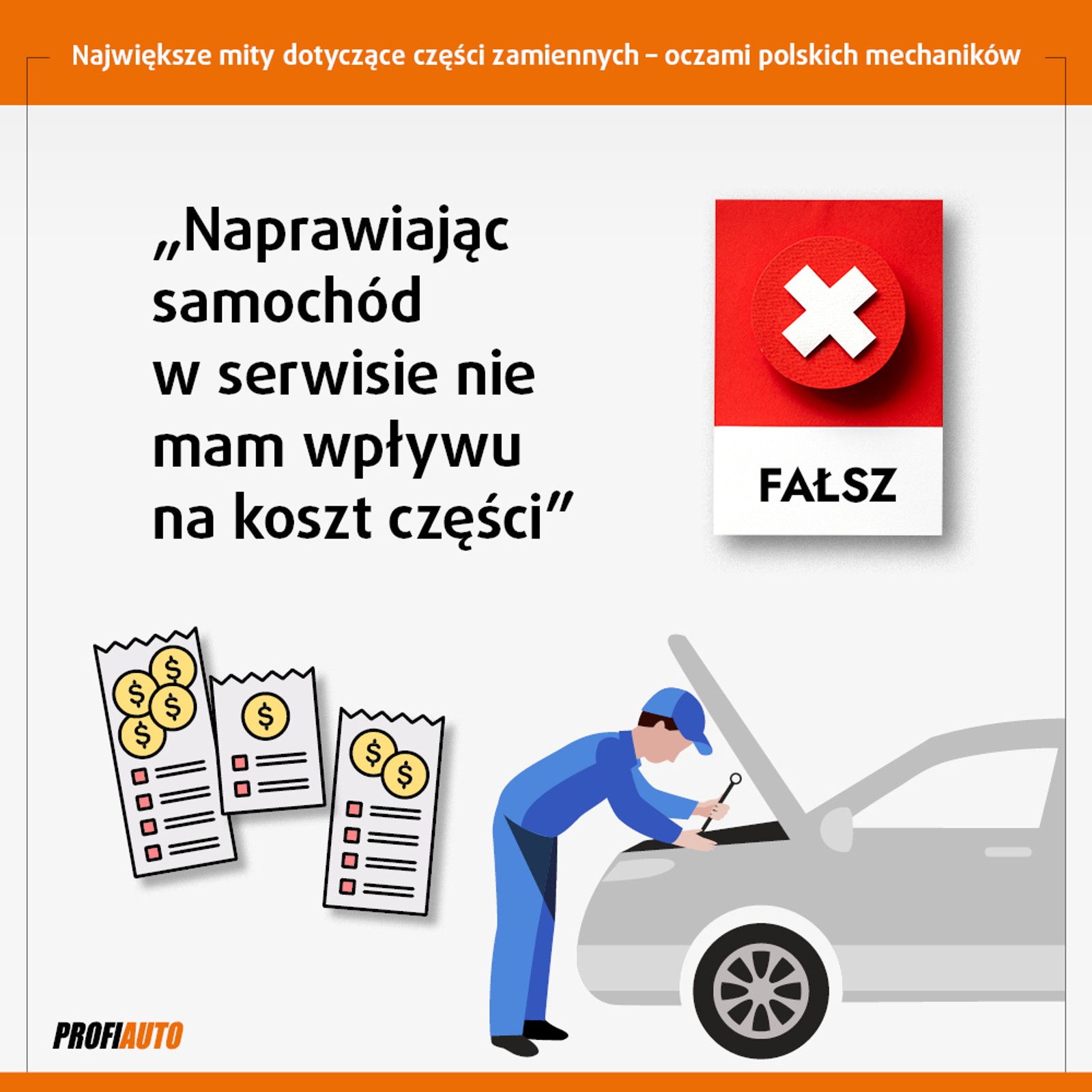 Mity dotyczące części zamiennych