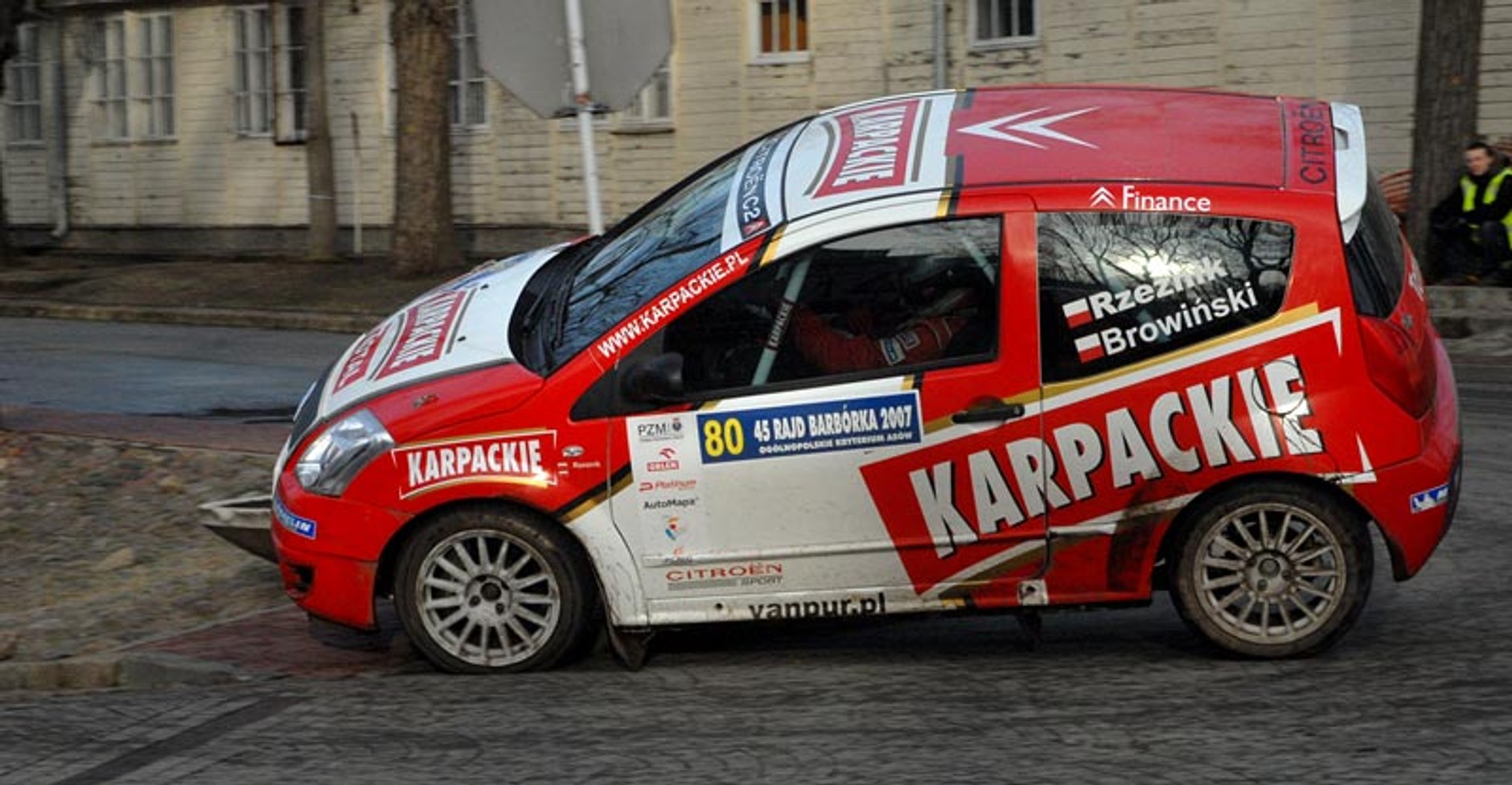 Rajd Barbórka 2007: Hołek o sukcesie na Karowej