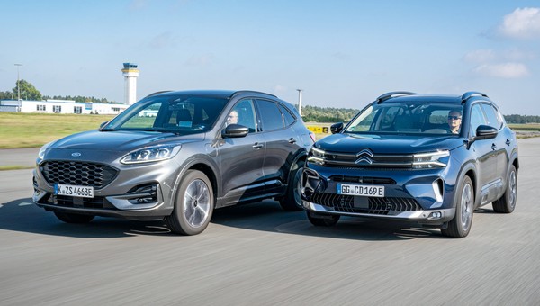 Kto wygra pojedynek mocnych hybryd? Citroën C5 Aircross kontra Ford Kuga