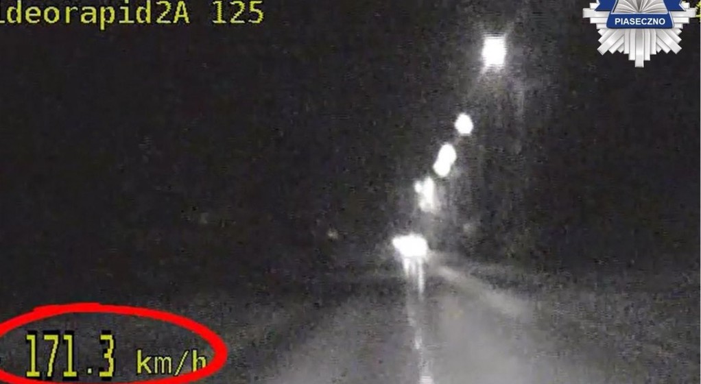 Jechał 171 km/h w miejscu z ograniczenie prędkości do 40 km/h
