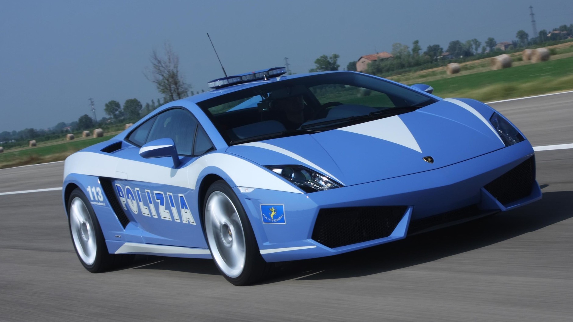 Policyjne Lamborghini Gallardo LP 560-4