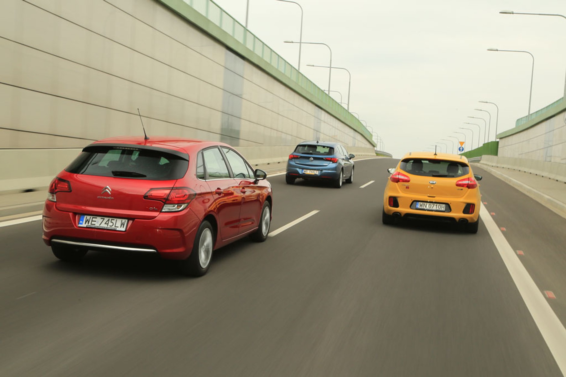 Kia Cee'd kontra Opel Astra i Citroen C4