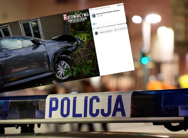 Chciał ominąć kurę. Trzy osoby trafiły do szpitala