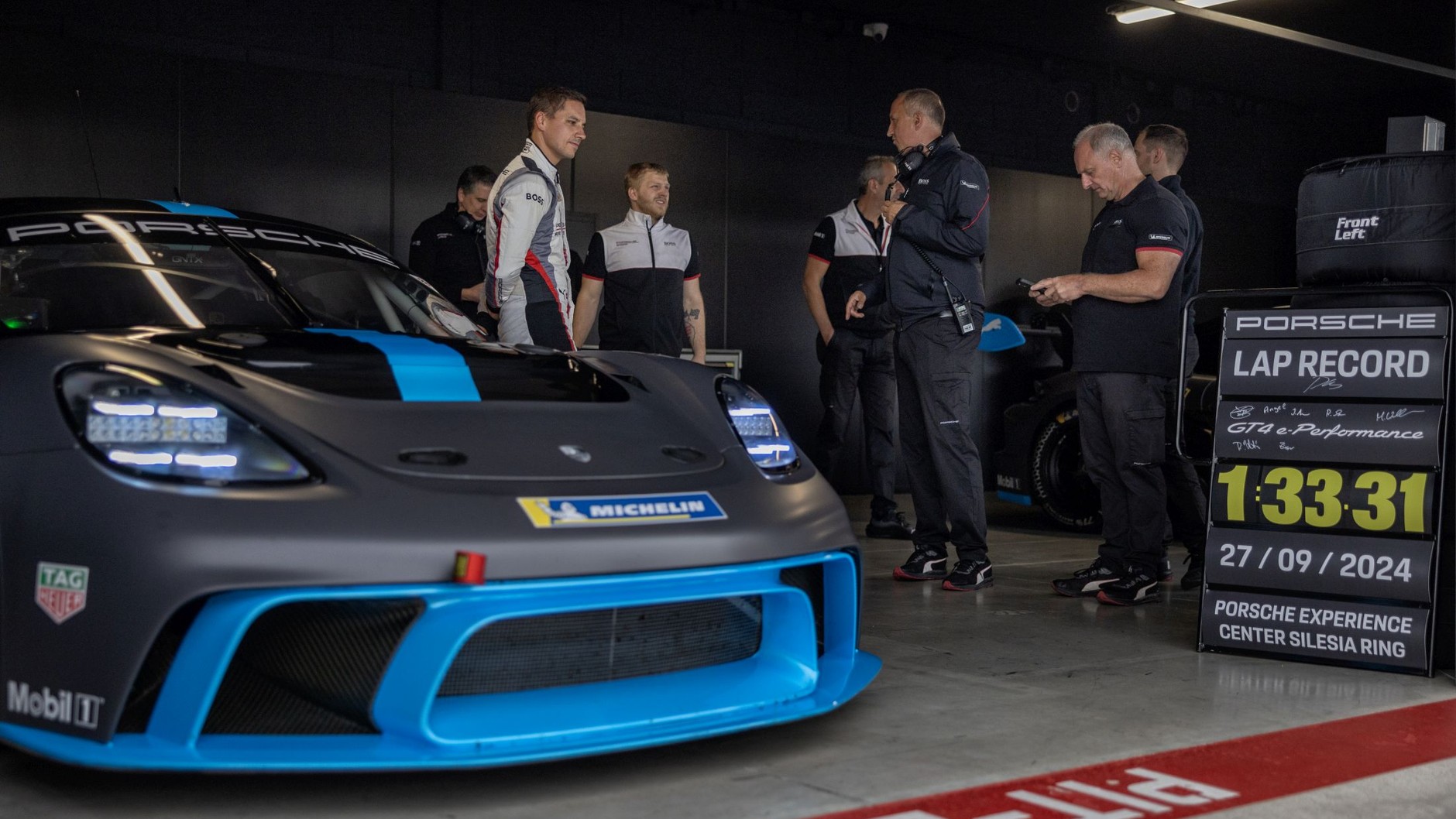 Porsche GT4 e-Performance ustanowiło rekord na torze Silesia Ring