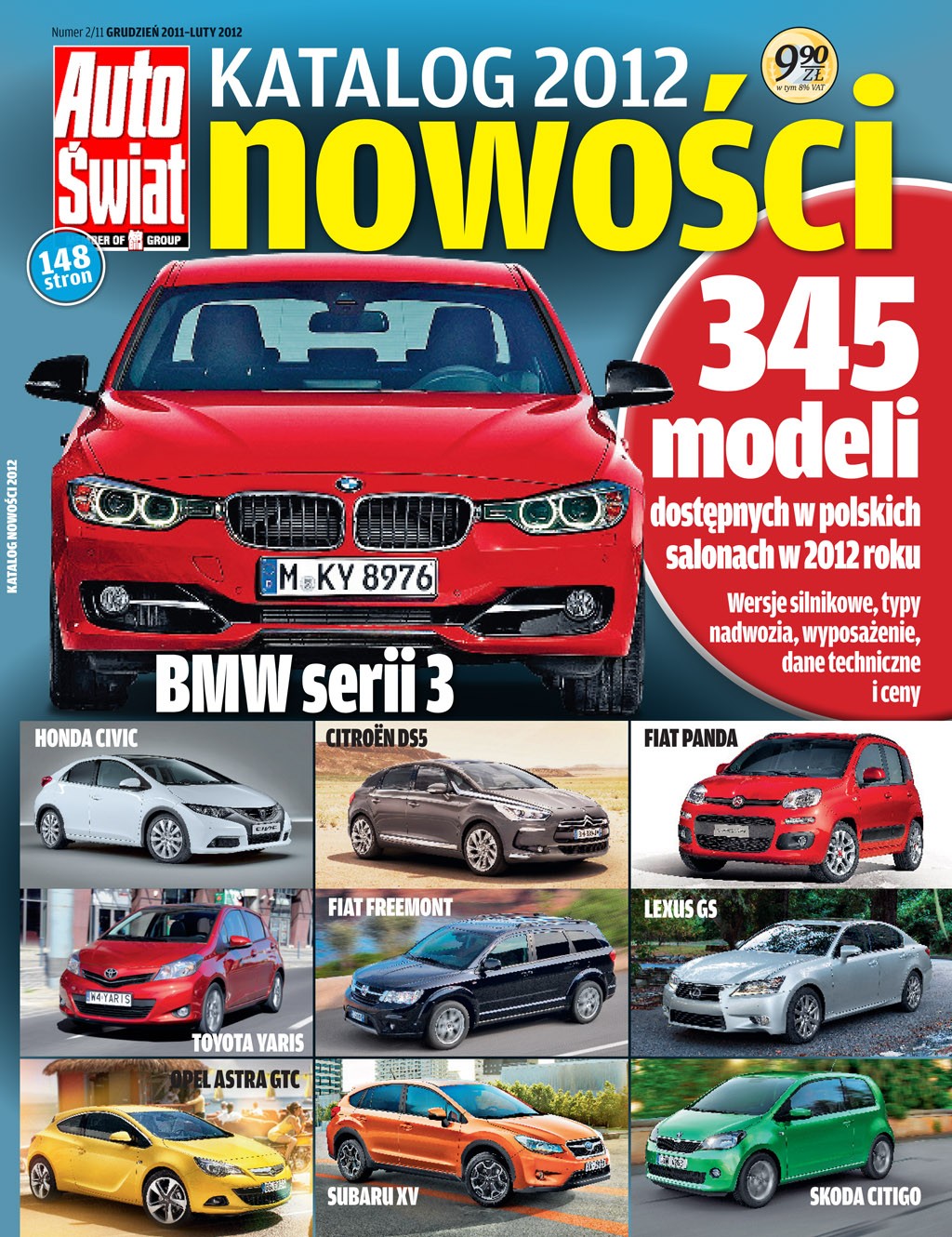 Katalog Nowości 2012: 345 modeli dostępnych w polskich salonach w 2012 roku