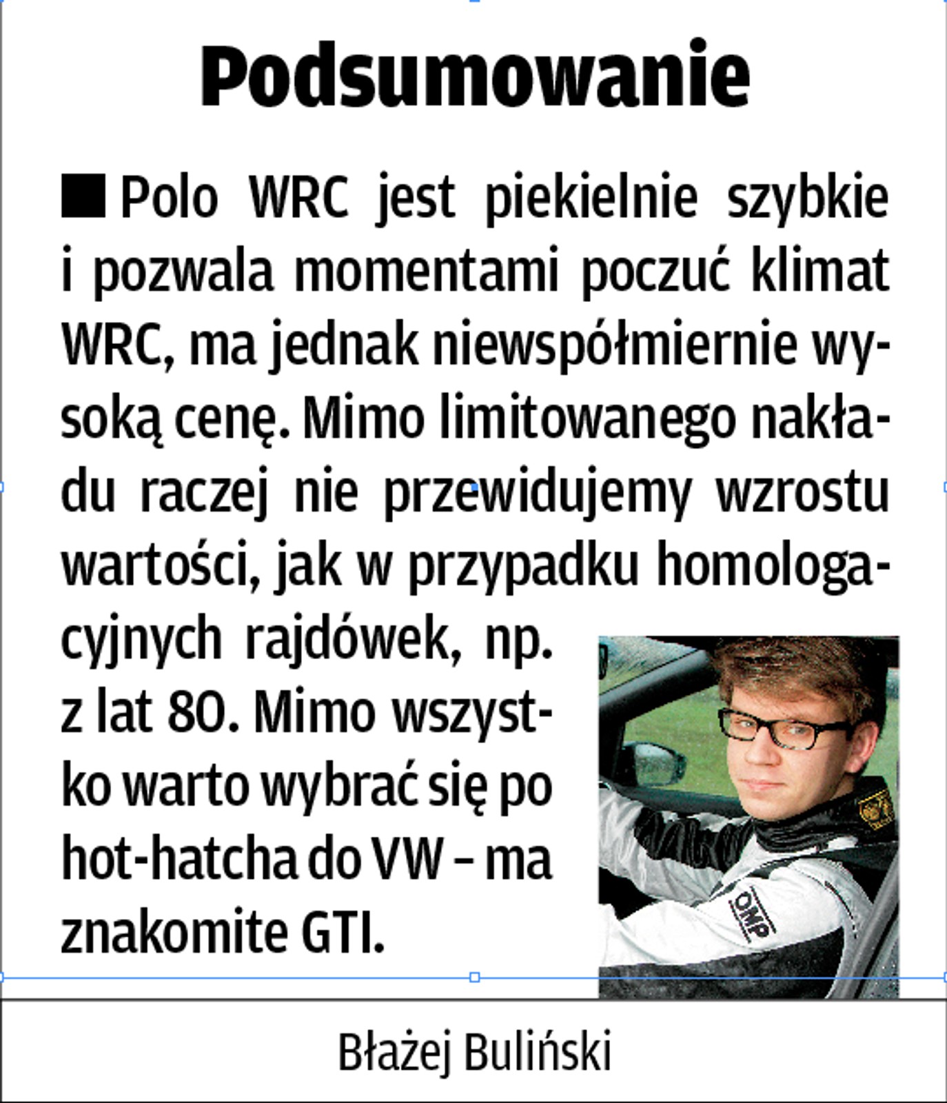 Volkswagen Polo R WRC: Być jak Sébastien Ogier (Test)
