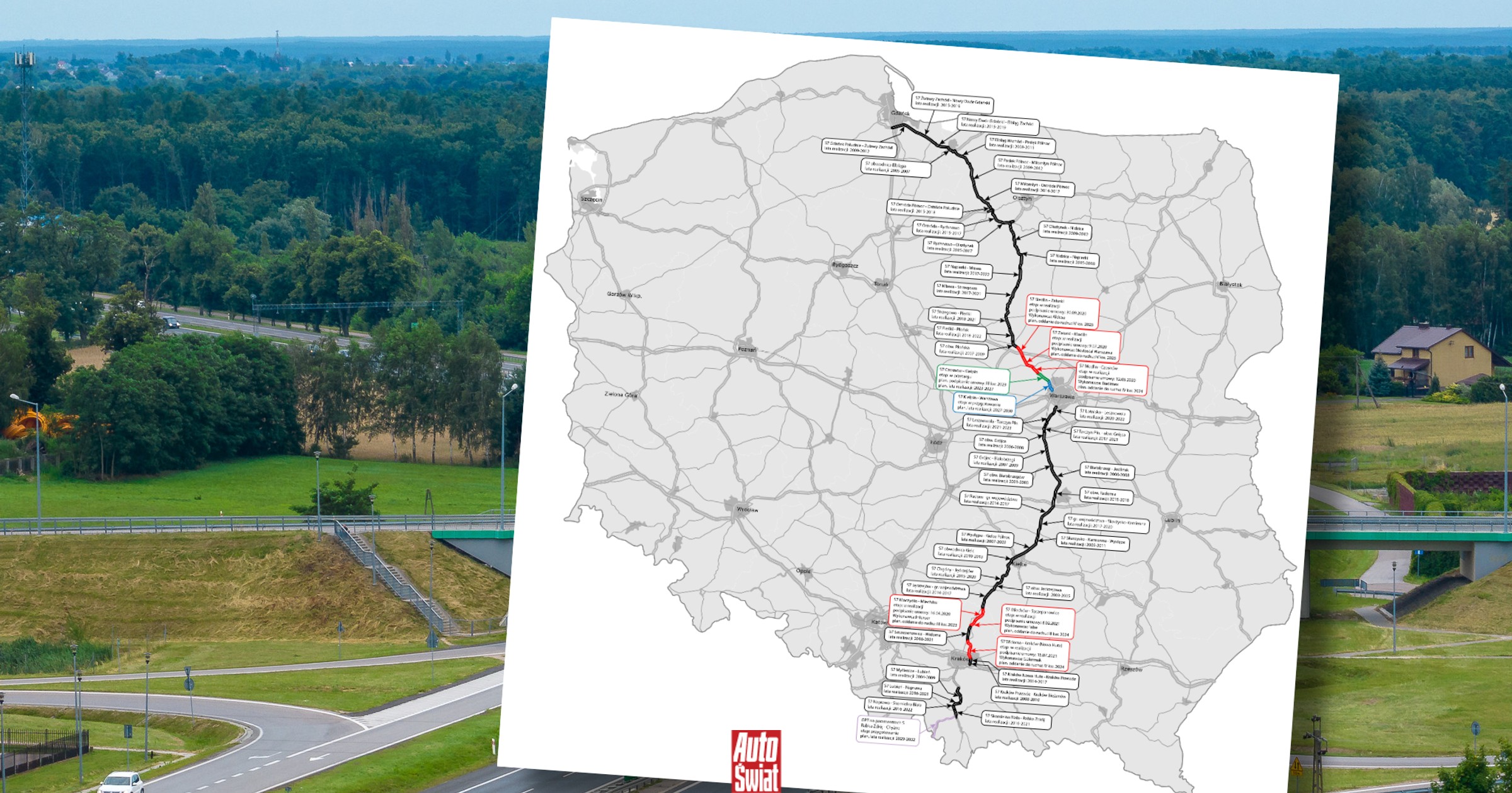 Nowy odcinek S7 zostanie otwarty już w tym tygodniu. Pojedziemy nim bardzo wolno