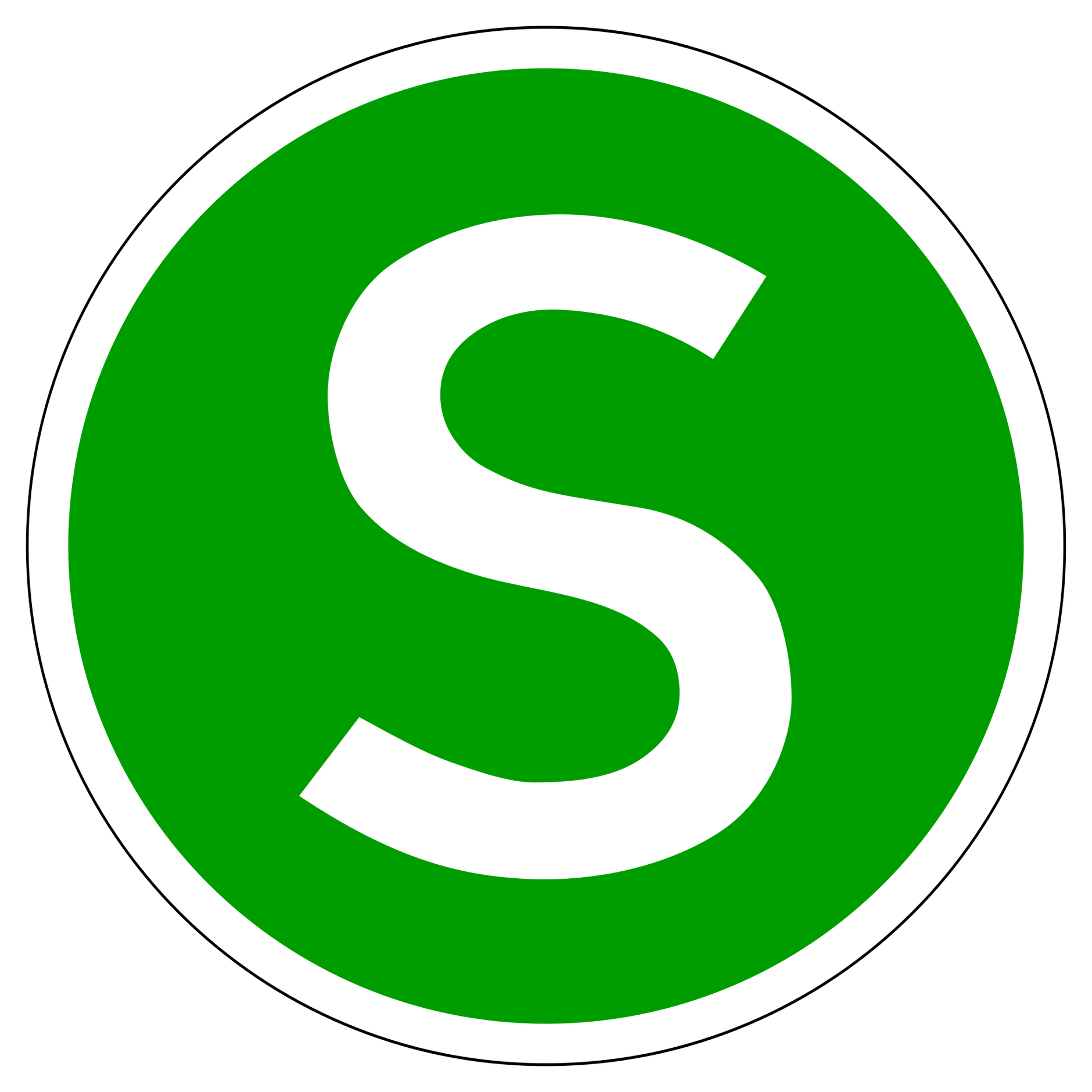 Plakietka "S"