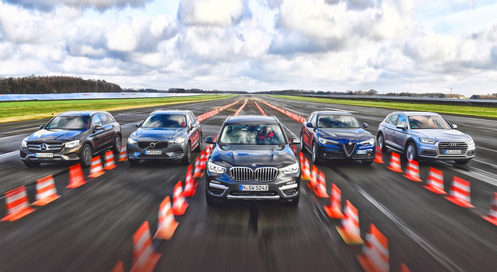 Alfa Romeo Stelvio vs. Audi Q5, BMW X3, Mercedes GLC i Volvo XC60 - 5 wszechstronnych diesli