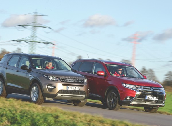Land Rover Discovery Sport kontra Mitsubishi Outlander