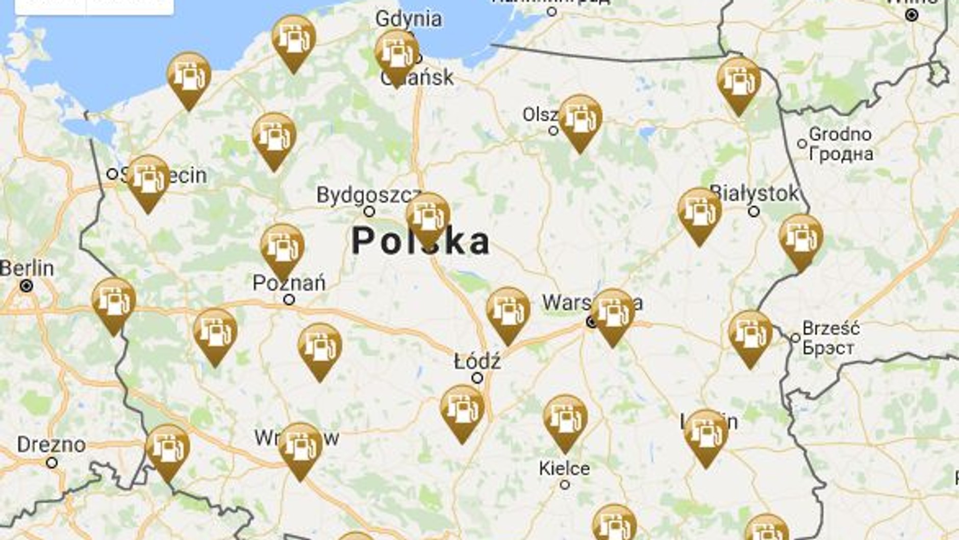 Gdzie jest chrzczone paliwo? Sprawdź na mapie