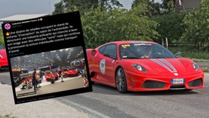 Ekoaktywiści przykleili się do Ferrari. To już kolejny taki incydent