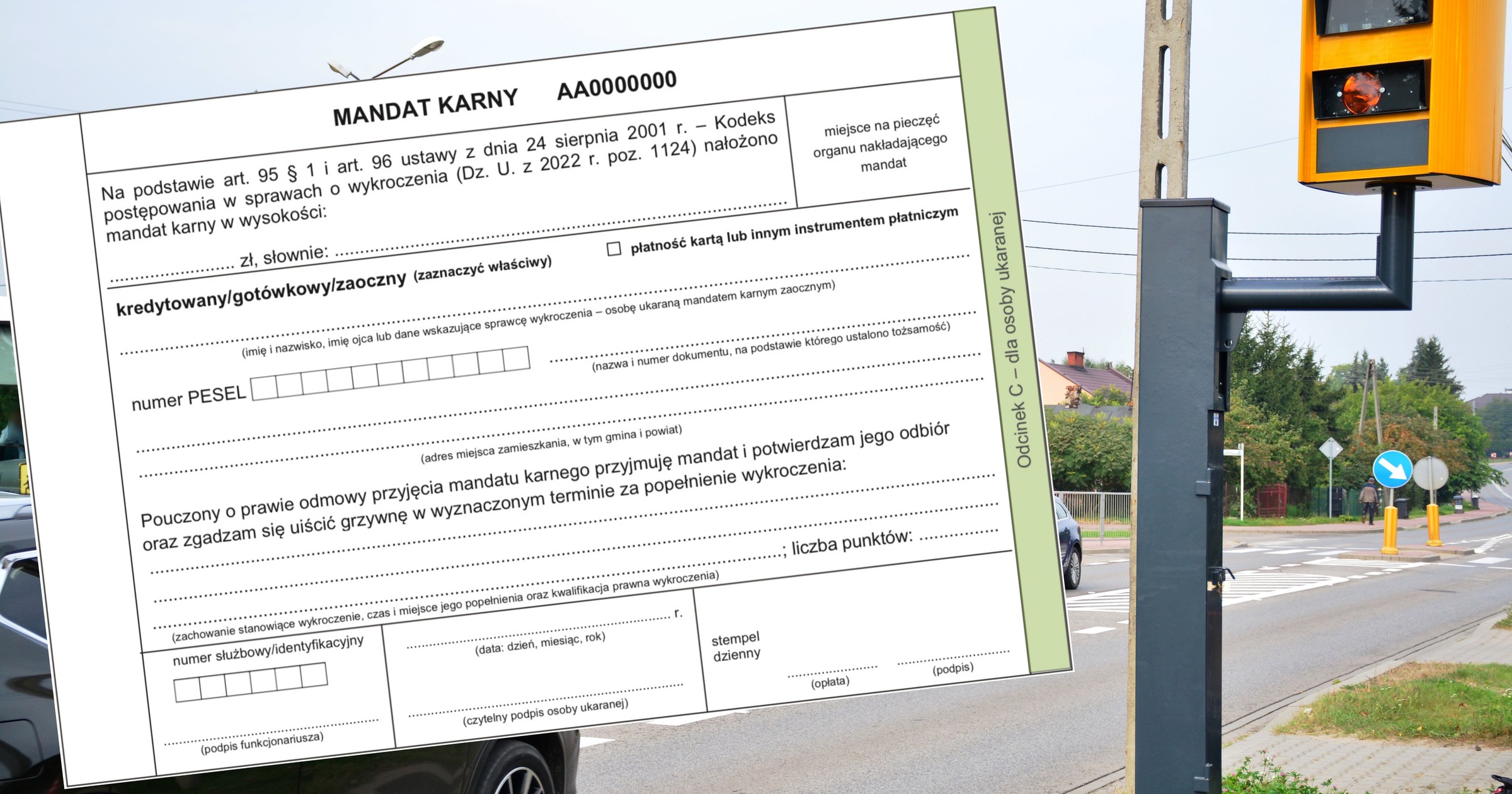 Mandat z fotoradaru będzie można opłacić przez Internet