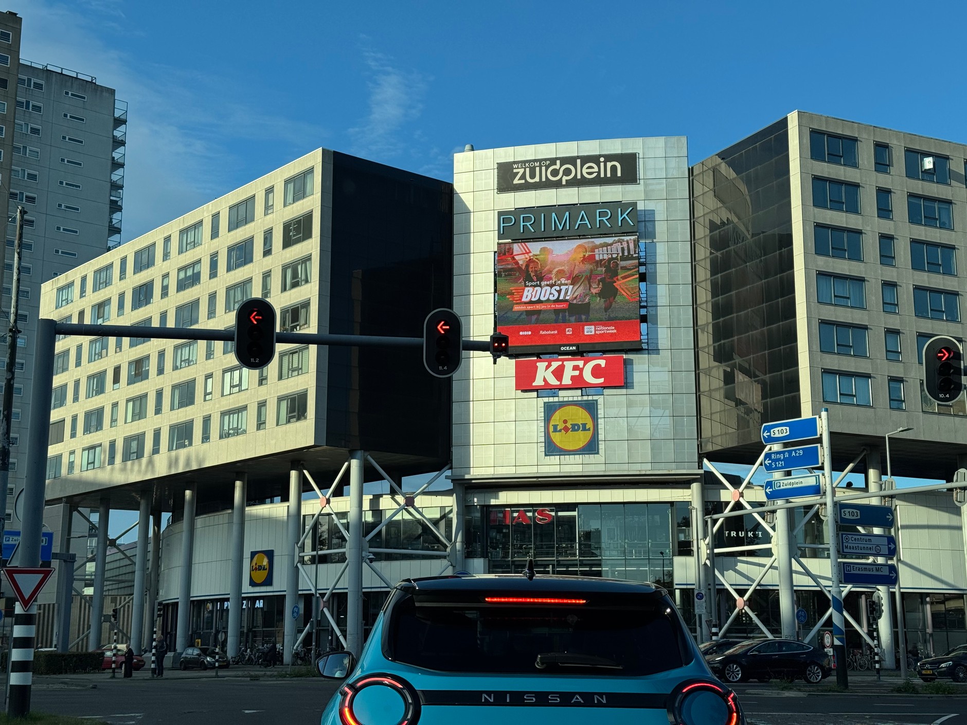 Sygnalizator z kropkami w Amsterdamie