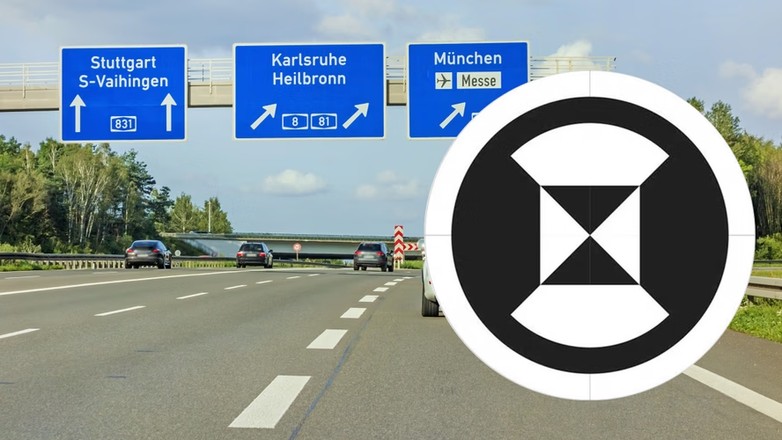 znak dla samochodów autonomicznych