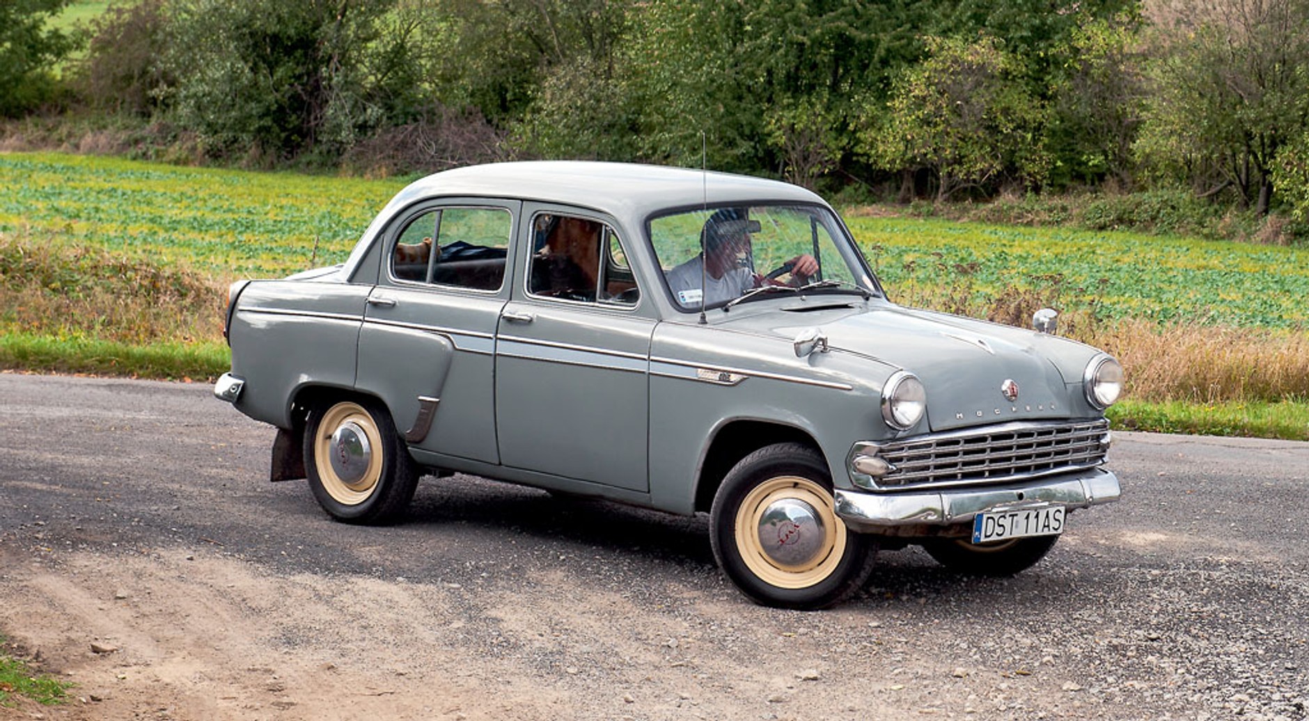 Moskwicz 403/407 – prywatne auto dla zasłużonego towarzysza.