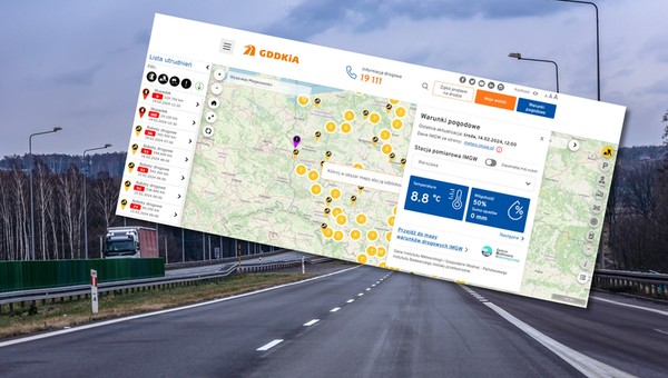 Kierowcy już mogą korzystać z nowych map GDDKiA. Nowa istotna funkcja