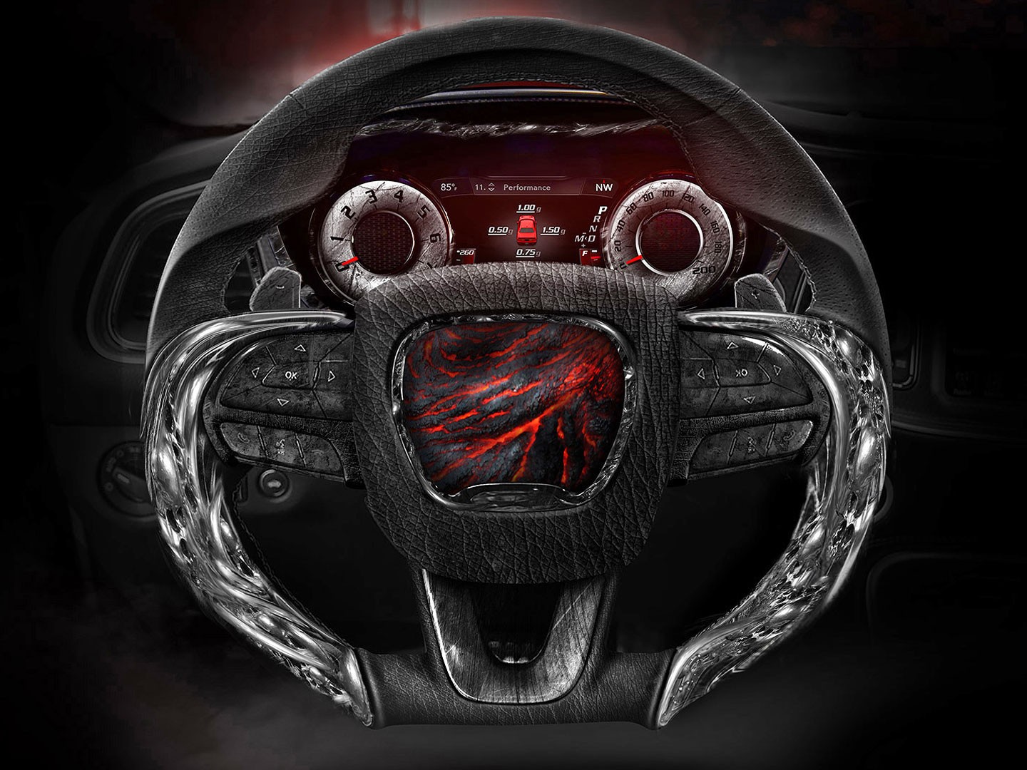 Dodge Challenger SRT Hellcat z Carlex Design