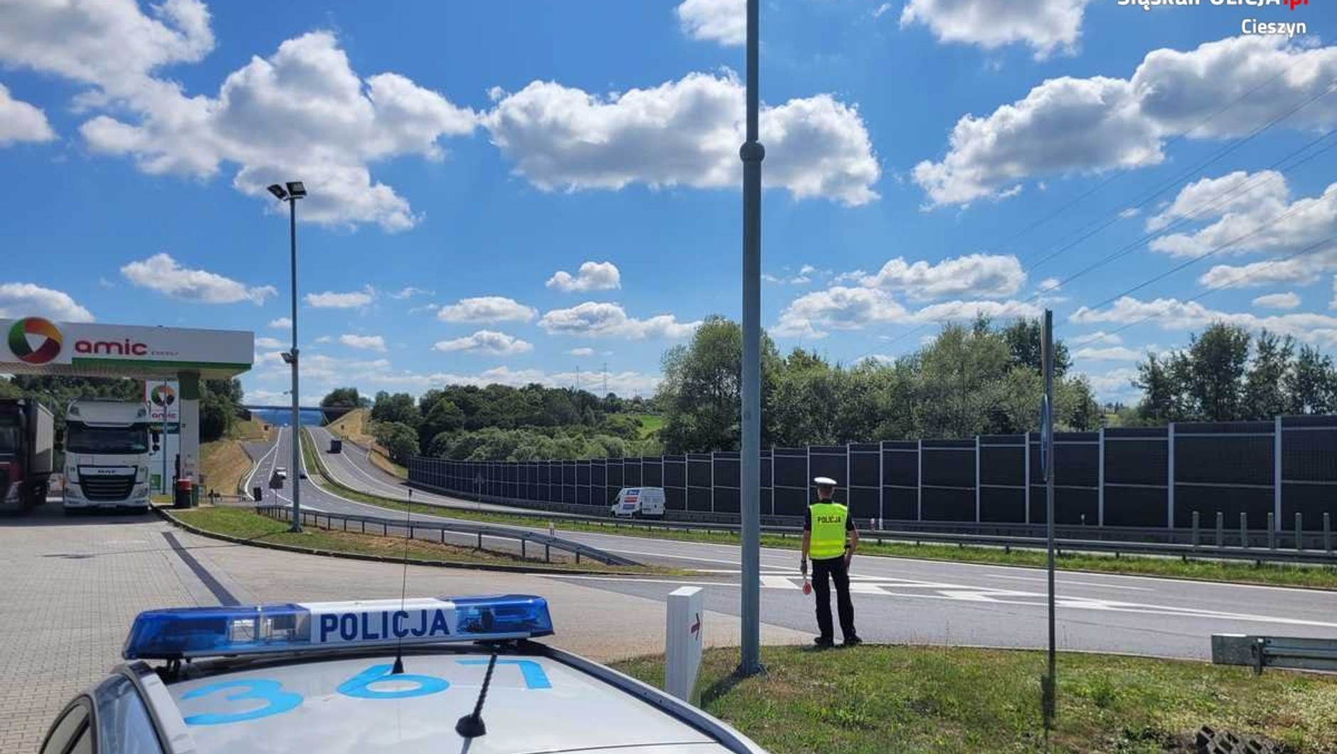 Policjanci przeprowadzili specjalną akcję. Ustawili się na ekspresówce