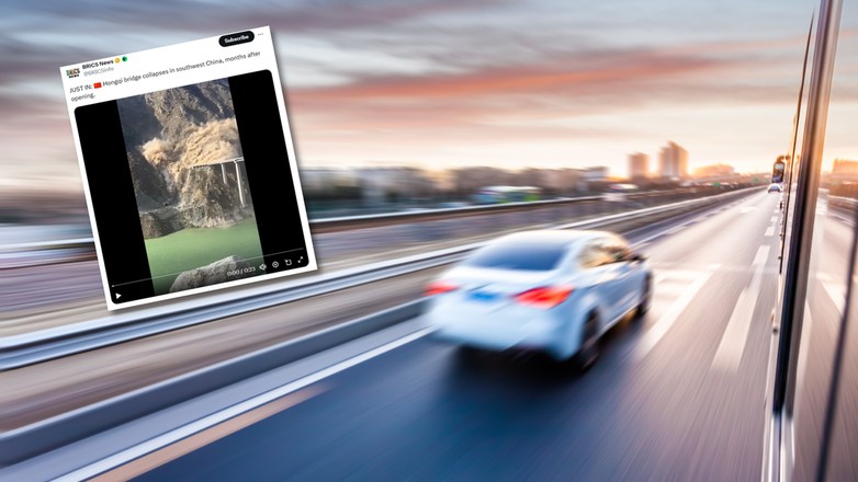 W Chinach zawalił się most