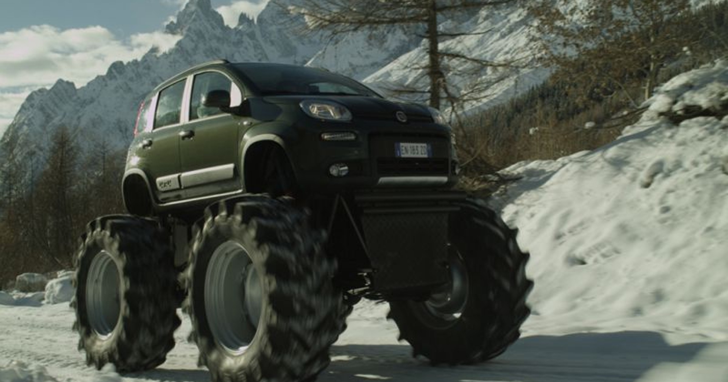 Fiat Panda w wersji Monster Truck