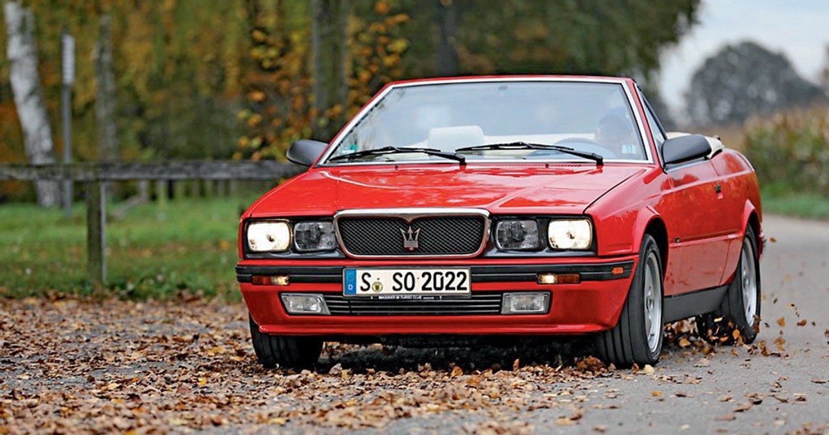 Maserati Biturbo Spyder - najważniejszy jest doładowany silnik